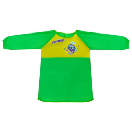 Фартук-накидка для труда с рукавами Юнландия, зеленый 229186