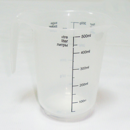 Кувшин мерный пластиковый 0,5л натуральный Plast Team PT305210999