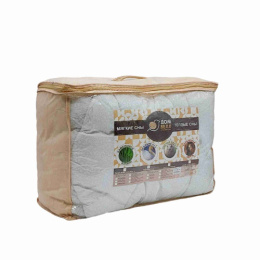 Одеяло 140х205см Лебяжий пух (п/э 70) в чемодане ДомВелл 