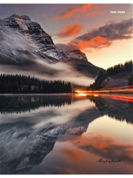 Тетрадь  80 листов Тихая природа, на кольцах Т80-2347