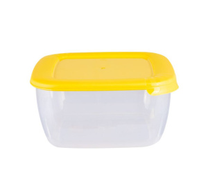 Контейнер для СВЧ пластиковый 2,5л квадратный Лайт Полимербыт С544