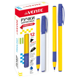 Ручка шариковая на масляной основе Devente Triolino Sun Ультра, синяя, 0,7мм, трехгранная 5073841