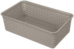 Корзина универсальная пластиковая  2,25л 25,7х15,8х8см Wenge серый IDIland 221305635/04