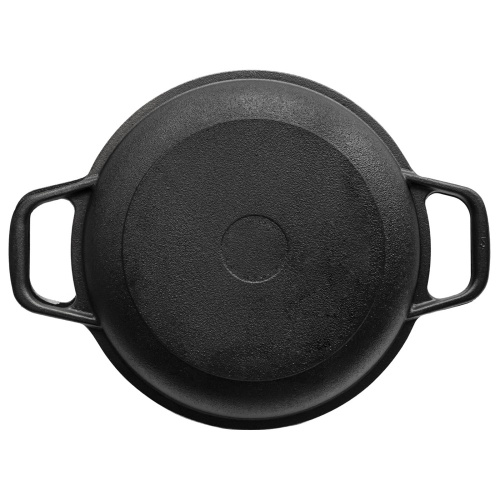 Кастрюля чугунная  6л крышка - сковорода Гардарика 1306-4