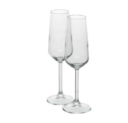 Набор бокалов для шампанского стеклянных Allegra 2шт. 195мл, в п/у Pasabahce Турция 440079/2