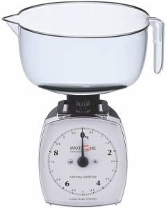 Весы кухонные механические до 10кг, чаша-кружка Maxtronic MAX-1807
