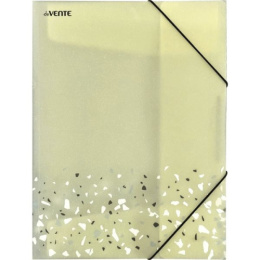 Папка на резинке Devente А4 400мкм Crystal Dream, полупрозрачная салатовая 3070901