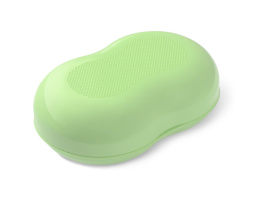 Мыльница закрытая пластиковая со щеткой, Вояж цвета в ассортименте Martika С13