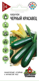 Кабачок цуккини Черный красавец  2г цветной пакет серия Удачные семена Гавриш