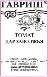 Томат Дар Заволжья 0,05г белый пакет Гавриш
