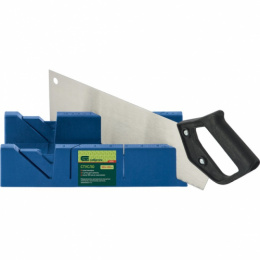 Стусло пластиковое 300х100мм + пила 350мм Сибртех 22536