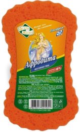 Губка для тела банная Афродита 14,5х10,5х6см Pride ГБ031