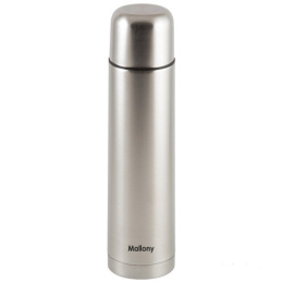 Термос  1,0л нержавеющая колба узкое горло Nuovo, в пакете Mallony 005231