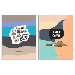 Блокнот А5  80 листов Биз BG Люблю работать, книжный переплет ББ5Т80_ЛГ 12120