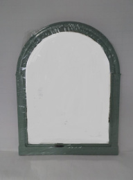 Зеркало для ванной комнаты в пластиковой раме Елена МХ 40х54х3см зеленый Comfort life
 ЕК-106Р-08