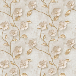 Клеенка столовая на тканевой основе с ПВХ покрытием 1,4х20м Grace STS6029-1