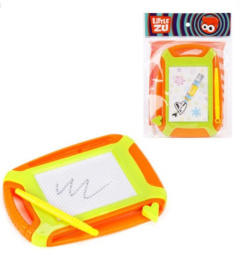 Доска для рисования магнитная черно-белая, в пакете Little Zu 90054F/900546