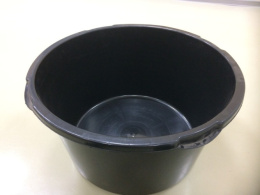 Таз пластиковый строительный круглый 90л черный Агропласт У3075