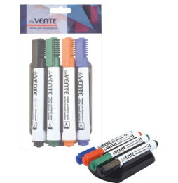Маркеров набор  4 цвета для доски Devente, 5мм, в комплекте с магнитной губкой 5040700