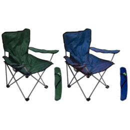 Кресло складное походное с подлокотниками и подстаканником h-72см, нагрузка до 100кг Ecos SS-01/103819