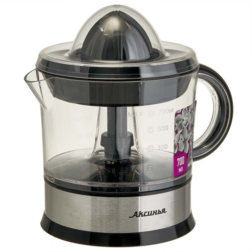 Соковыжималка электрическая  40Вт, для цитрусовых, черный Аксинья КС-2200