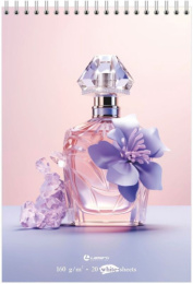 Тетрадь  20 листов А5 скетчбук Цвет нежная фиалка, твердая подложка 128/031428 LAMARK81485