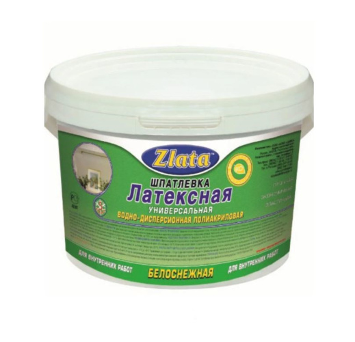 Шпатлевка латексная 1,3кг Zlata