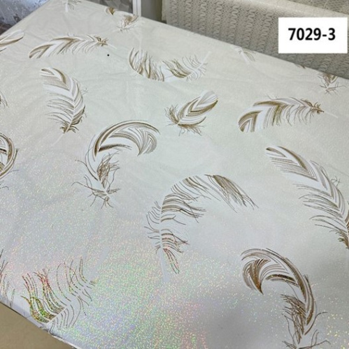 Клеенка столовая силиконовая с печатью 0,8х20м 0,6мм Grace 7029-3