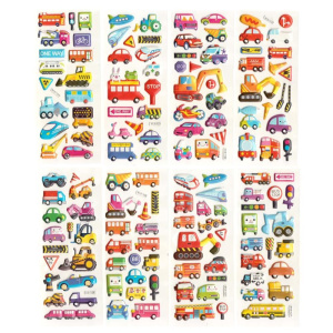 Наклейки Спецтехника 8 видов 7х17см Р307-28 ТКН732