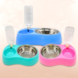 Миска для животных двойная Радужный Дом ТТ70208