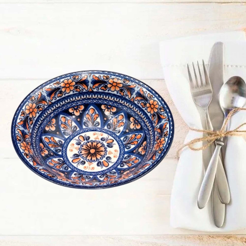 Салатник керамический 180мм с узором Радужный Дом РД22505