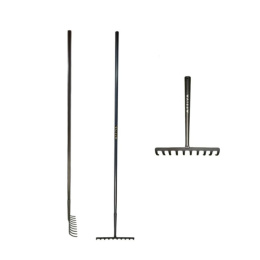 Грабли прямые 10 зубьев цельнометаллические Arriva 11108