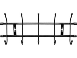 Вешалка настенная металлическая 5 крючков 47х18см, медный антик Nika ВН5/А