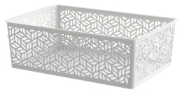 Корзина универсальная пластиковая  4,3л 29х19х9,5см Linden светло-серый IDIland 221313321/03