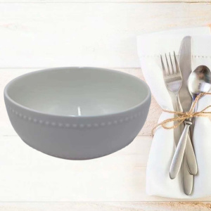 Салатник керамический 110мм Бисер, белый Радужный Дом РД22734