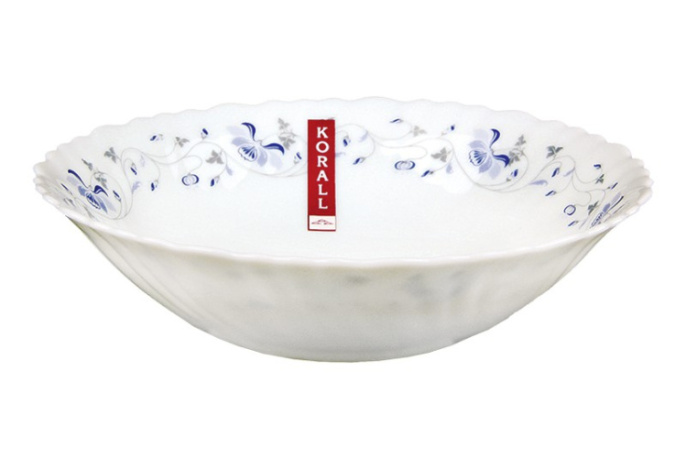 Миска стеклокерамическая 190мм/700мл Синяя вуаль Коралл LHDW75-1059