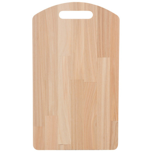 Доска разделочная деревянная береза 310х180мм с отверстием Mallony 986036