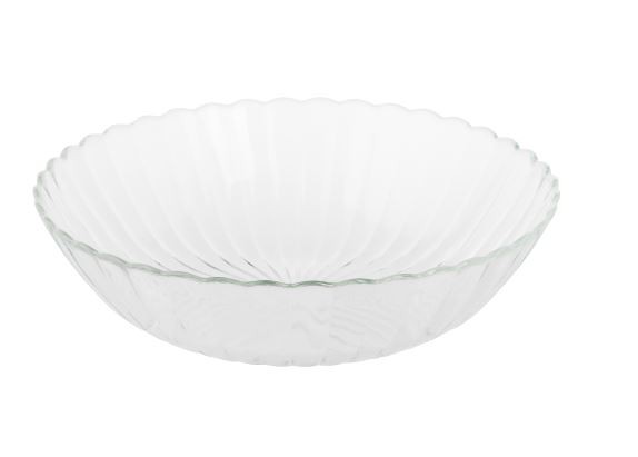 Тарелка стеклянная Магия глубокая 195мм ОСЗ 24с2398