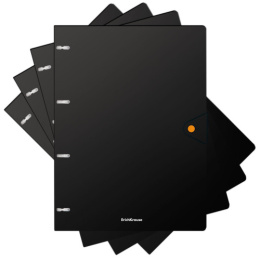 Тетрадь  80 листов А4 ErichKrause Accent, на кольцах, ассорти 51430