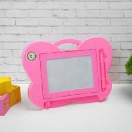 Доска для рисования магнитная черно-белая Бабочка, в ассортименте, в пакете 647492