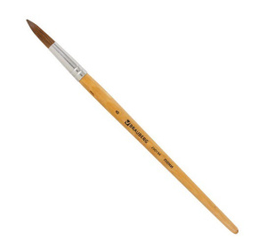Кисть № 8 пони круглая Brauberg 200194