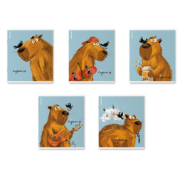 Тетрадь  48 листов ErichKrause Happy Capy 60617