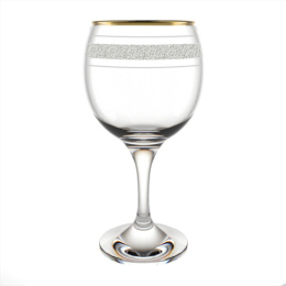 Двойка - набор стеклянный 12 предметов (6 бокалов для вина + 6 стопок) Аскет, в п/у Декостек 12081-Г34К