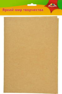 Фетр 50х70см, толщина 1мм, бежевый ПЭТ С2928-07