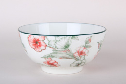 Бульонница фарфоровая без ручек 670мл/150мм Азалия Коралл DS24031