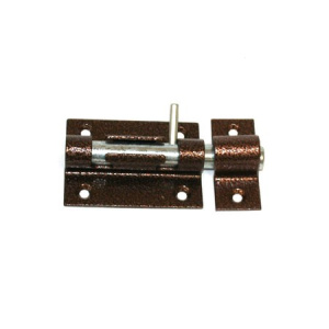 Засов круглый Делга, медь, универсальный Делга 2070