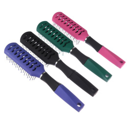 Расческа массажная пластиковая 23,5х4,2см Грани, цвет в ассортименте ЮниLook 319-142