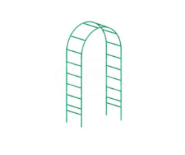 Арка садовая металлическая суперразборная 220х125х36,5см Простая LDN