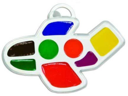 Акварель  8 цветов Луч Самолетик, без кисточки 23С 1437-08