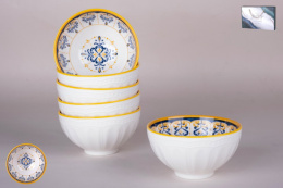 Набор пиал фарфоровых 6шт. 330мл, в п/у Коралл 8231